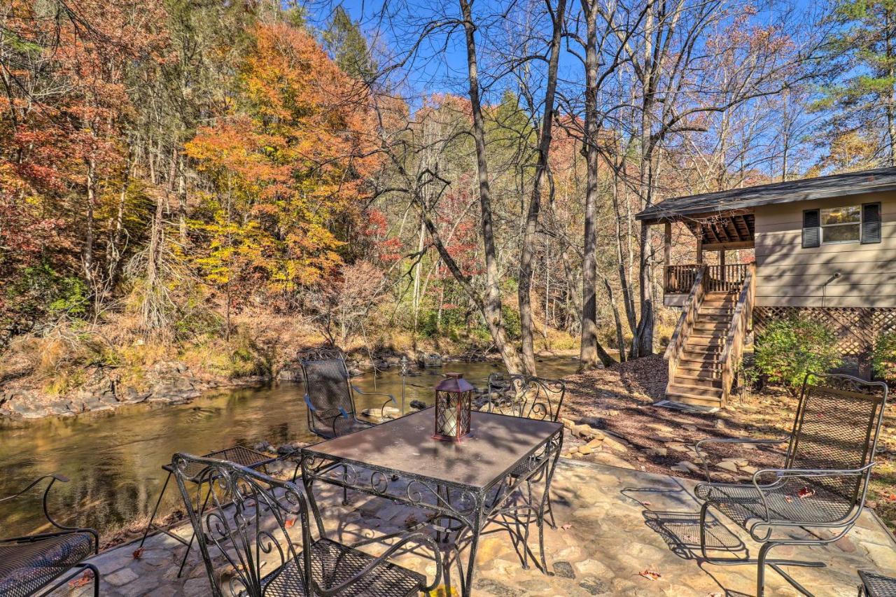 Creekside Retreat With Deck, 18 Miles To Wolf Ridge Villa Weaverville Ngoại thất bức ảnh