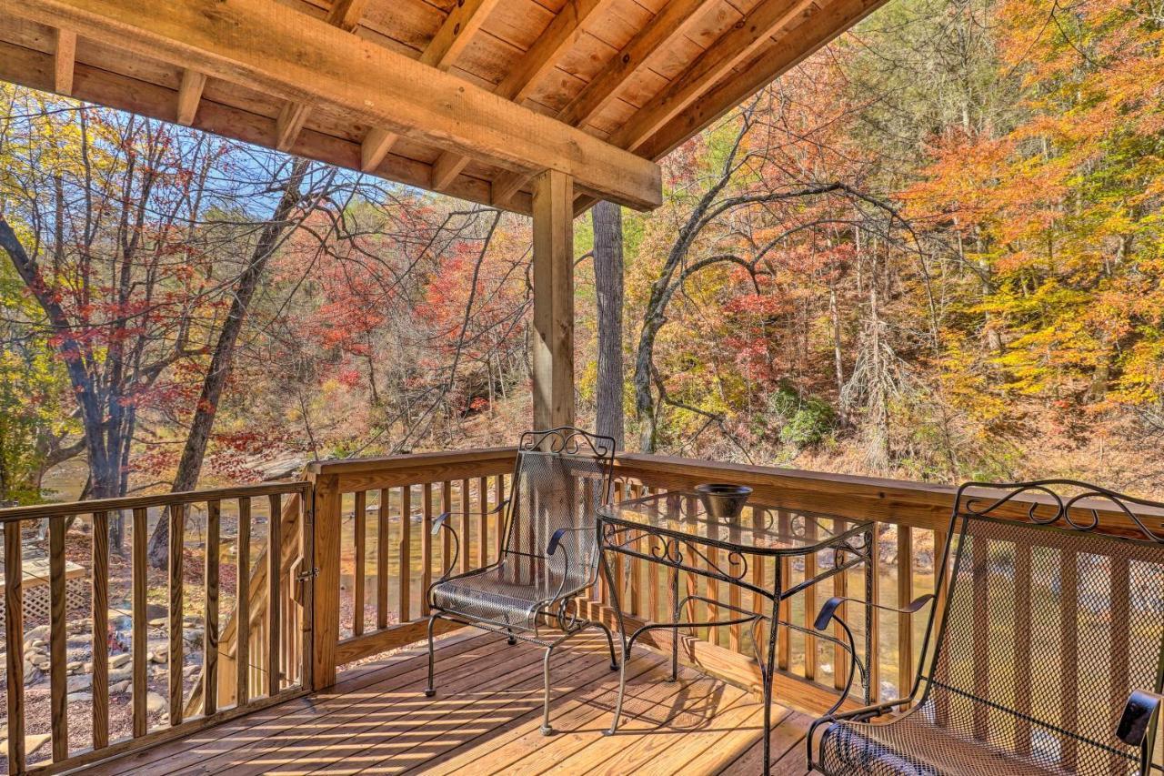 Creekside Retreat With Deck, 18 Miles To Wolf Ridge Villa Weaverville Ngoại thất bức ảnh