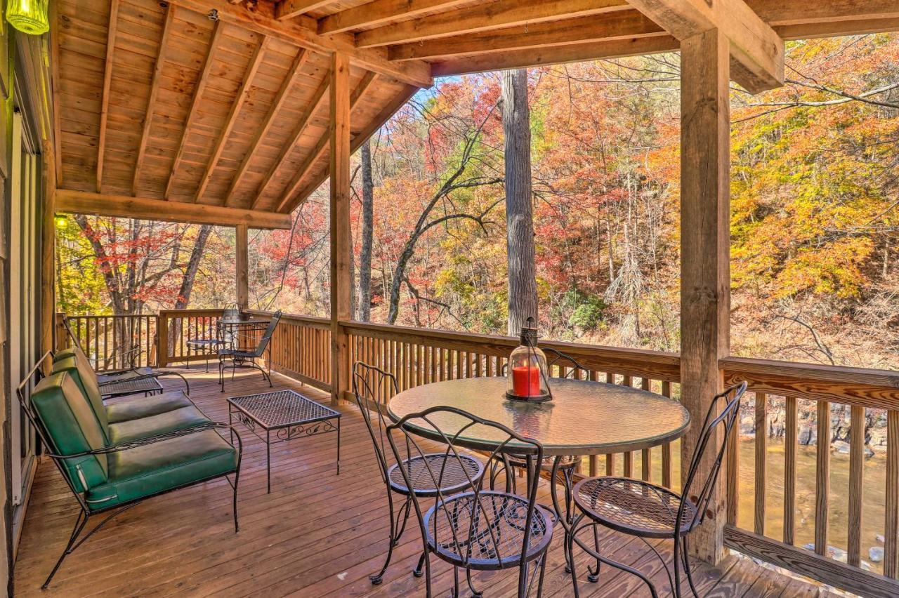 Creekside Retreat With Deck, 18 Miles To Wolf Ridge Villa Weaverville Ngoại thất bức ảnh