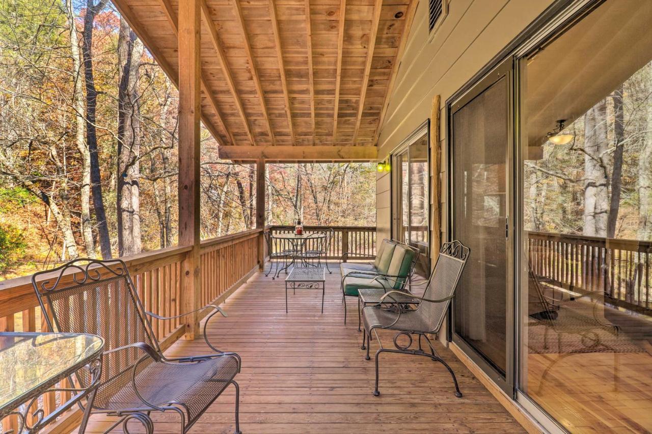 Creekside Retreat With Deck, 18 Miles To Wolf Ridge Villa Weaverville Ngoại thất bức ảnh