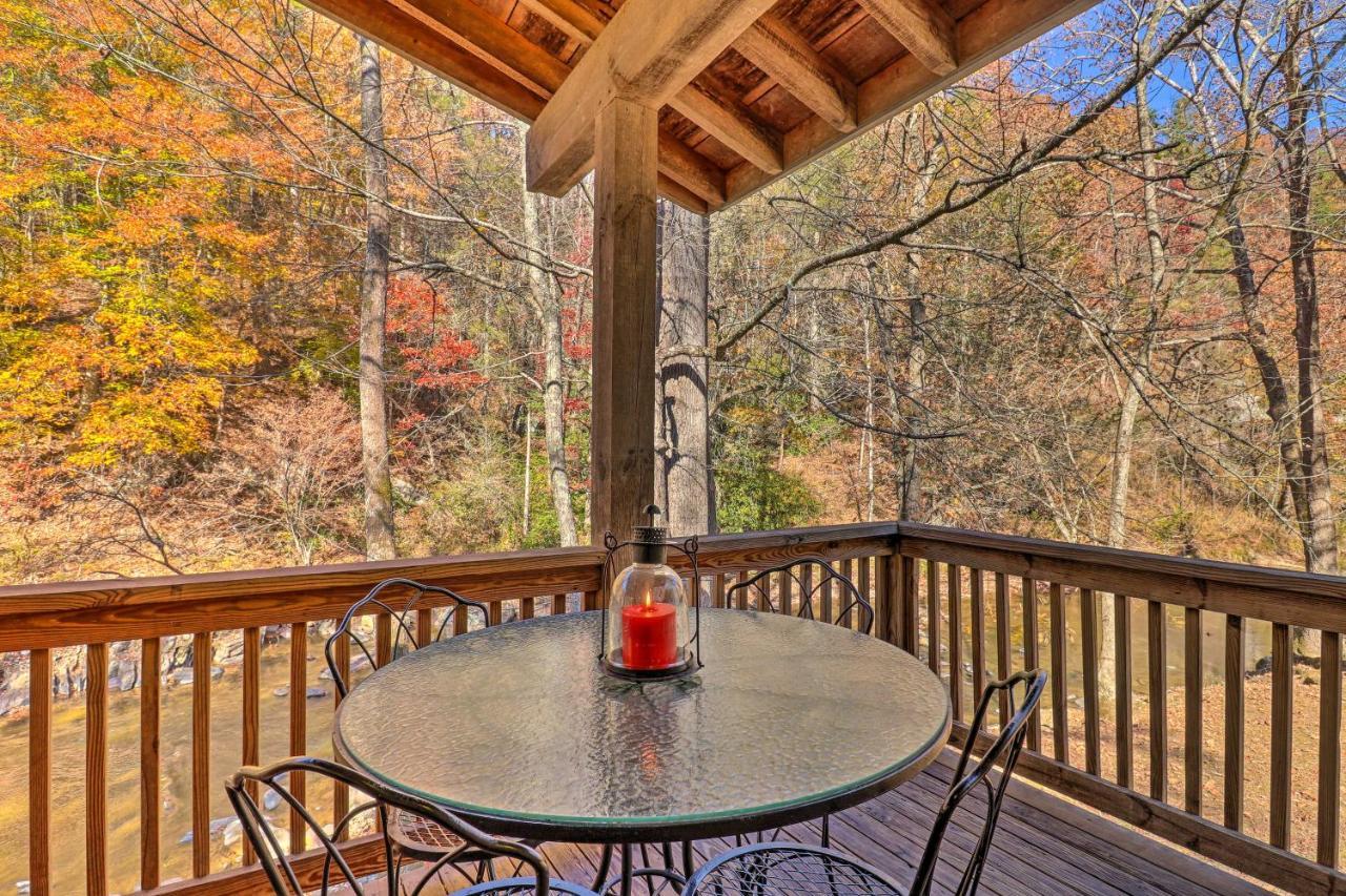 Creekside Retreat With Deck, 18 Miles To Wolf Ridge Villa Weaverville Ngoại thất bức ảnh