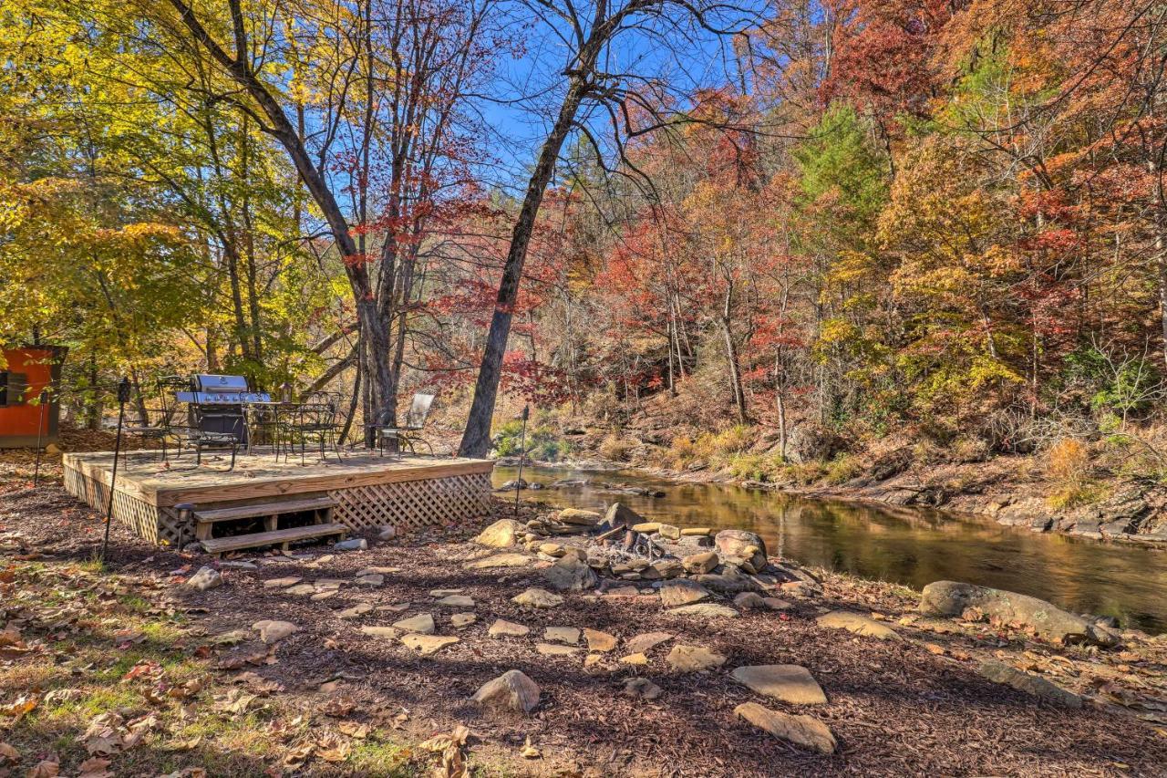 Creekside Retreat With Deck, 18 Miles To Wolf Ridge Villa Weaverville Ngoại thất bức ảnh