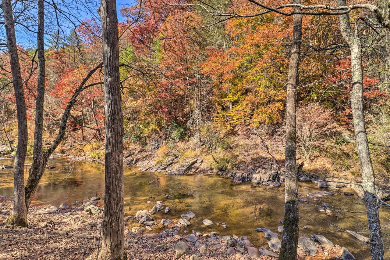 Creekside Retreat With Deck, 18 Miles To Wolf Ridge Villa Weaverville Ngoại thất bức ảnh